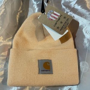 Carhartt beanie, new with tags, peach 🌸